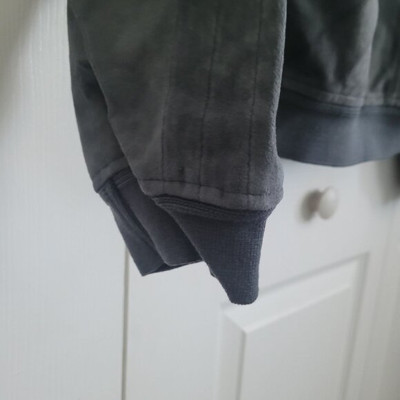 NEW JOHN VARVATOS Men's Suede Leather Jacket in Blue Smoke Size 46 EU - Picture 6 of 7